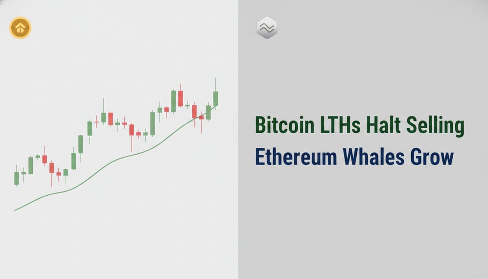 Bitcoin Long-Term Holders Stop Selling as Ethereum Whales Increase Holdings