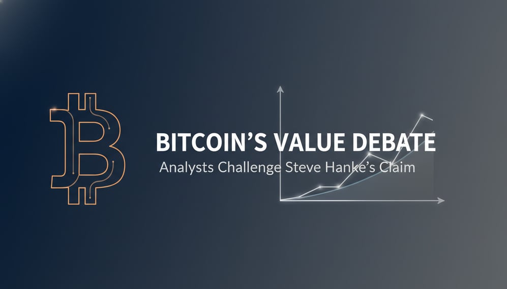 Analysts Challenge Steve Hanke’s Claim That Bitcoin Has No Fundamental Value