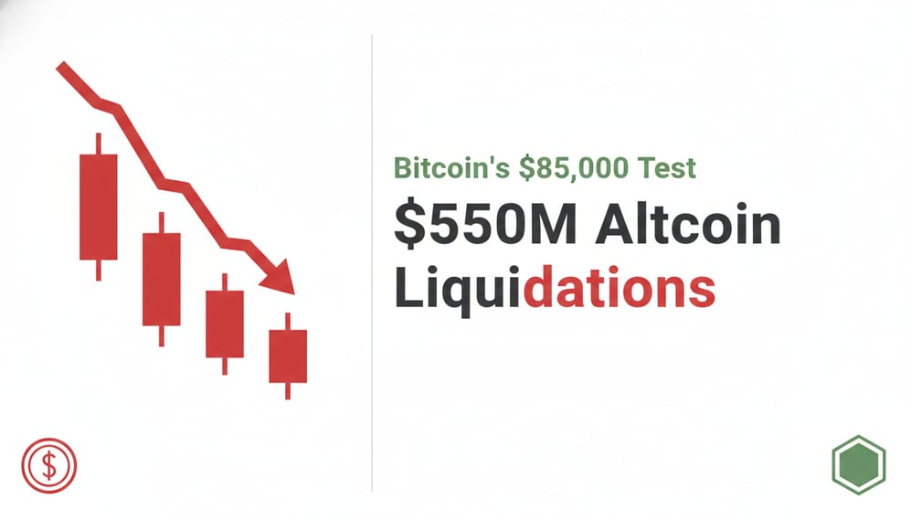 How Did Bitcoin’s $85,000 Test Lead to $550M in Altcoin Liquidations?