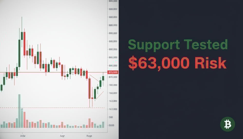 Bitcoin Support Levels Tested: Could a Break Lead to a Drop to $63,000?
