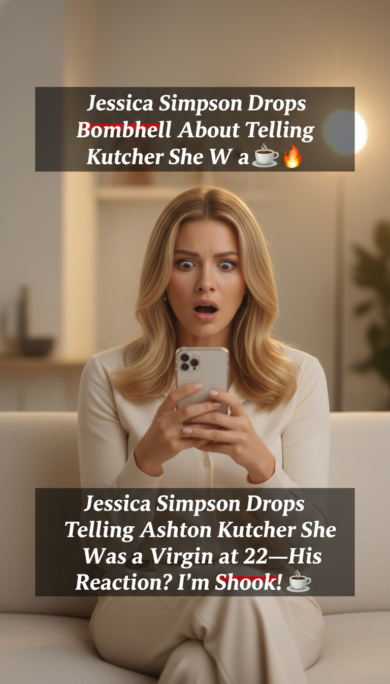 Jessica Simpson Drops Bombshell About Telling Ashton Kutcher She Was a Virgin at 22—His Reaction? I'm Shook! ☕🔥