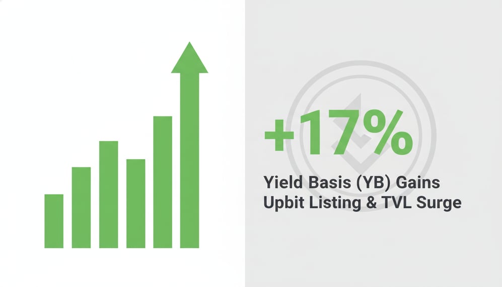 Yield Basis (YB) Gains 17% Following Upbit Listing and TVL Surge