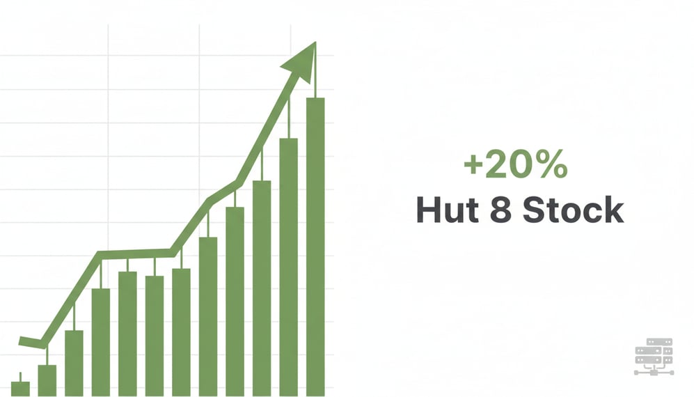 Why Did Hut 8 Stock Rise 20% After Fluidstack AI Data Center Deal?