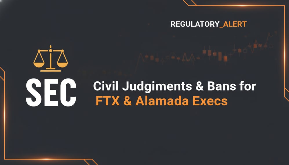 SEC Finalizes Civil Judgments and Bans for Key FTX and Alameda Executives