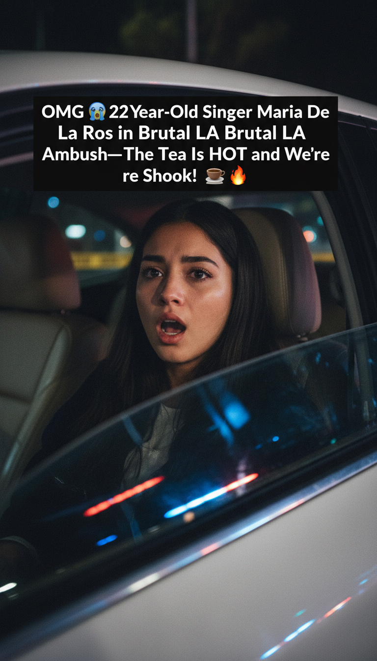 OMG 😱 22-Year-Old Singer Maria De La Rosa SHOT in Brutal LA Ambush—The Tea Is HOT and We’re Shook! ☕🔥