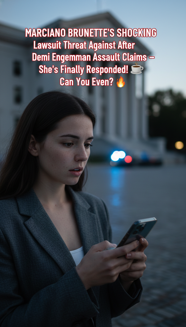 Marciano Brunette’s SHOCKING Lawsuit Threat Against Demi Engemann After Assault Claims — She’s Finally Responded! ☕🔥 Can You Even?!