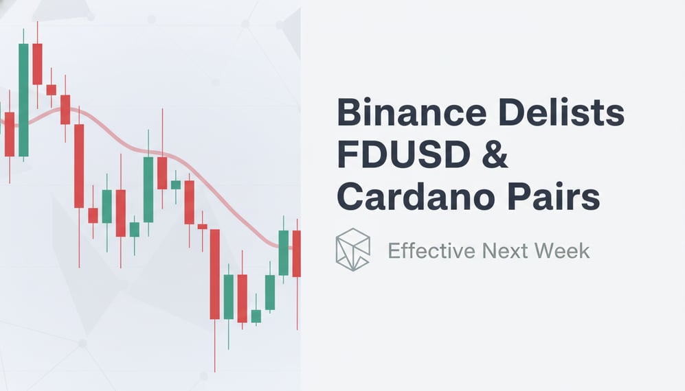 Why Binance Is Delisting FDUSD Altcoin Pairs Including Cardano Next Week