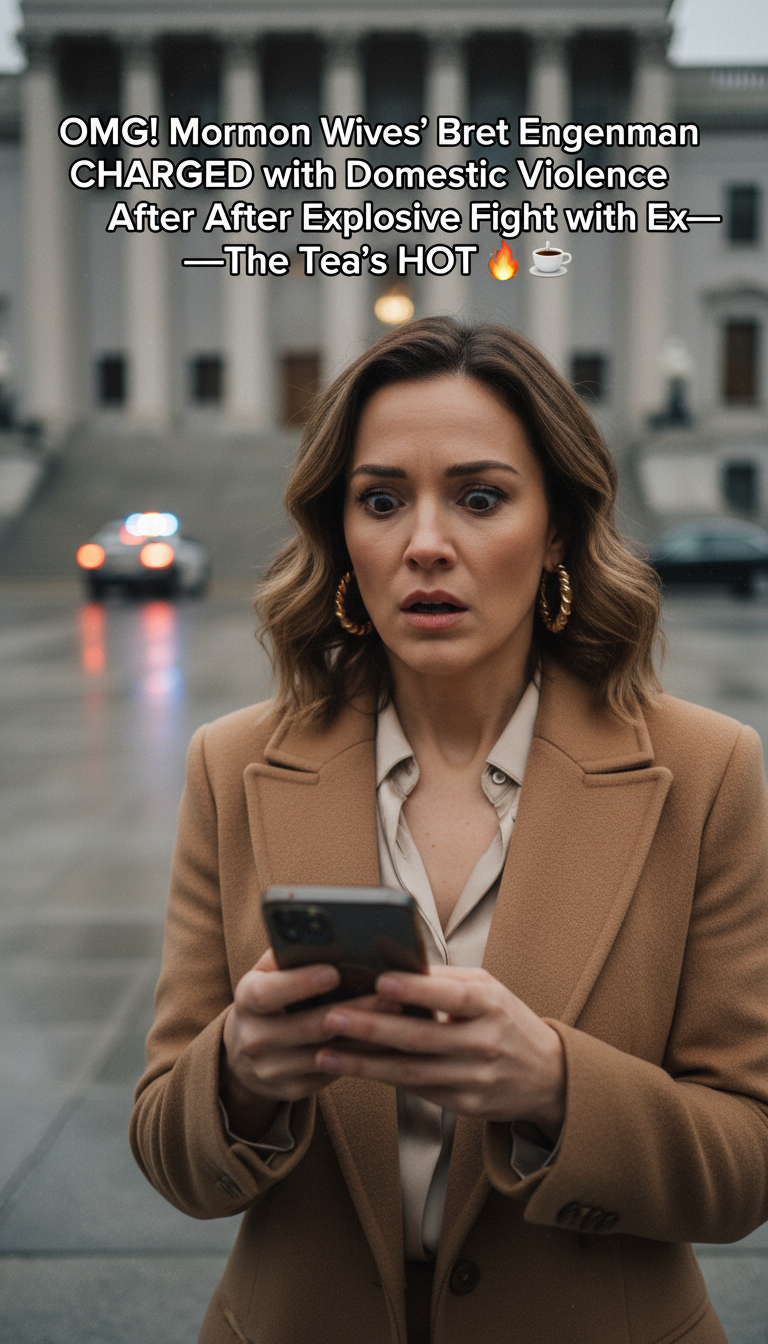 OMG! Mormon Wives’ Bret Engemann CHARGED with Domestic Violence After Explosive Fight with Ex—The Tea’s HOT ☕🔥