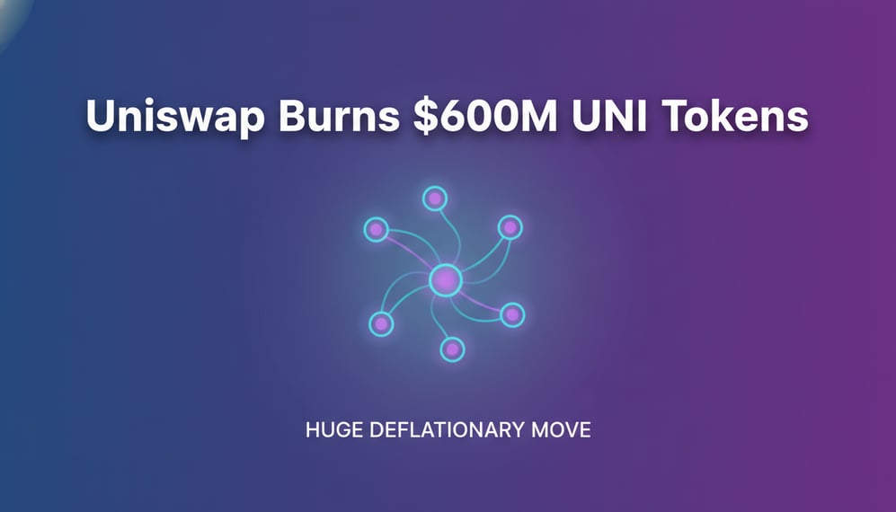 How Uniswap’s $600M UNI Burn Initiates a Deflationary Token Model