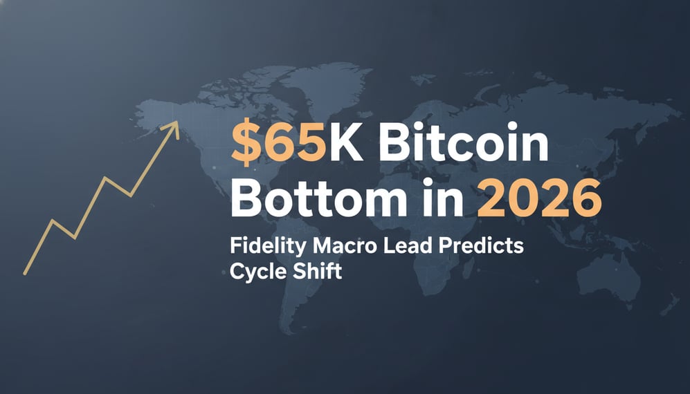 Fidelity Macro Lead Predicts $65K Bitcoin Bottom in 2026 and Cycle Shift