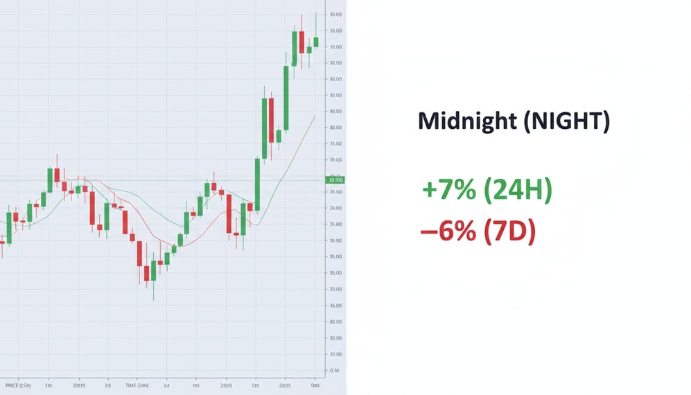 Midnight (NIGHT) Price Faces Whale Selling Despite Retail Buying Support