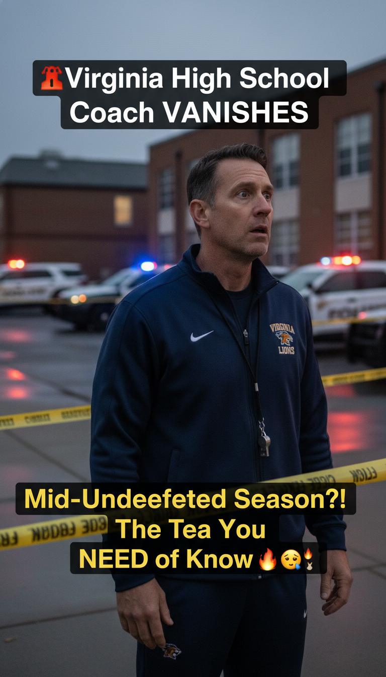 🚨Virginia High School Coach VANISHES Mid-Undefeated Season?! The Tea You NEED to Know🔥👀