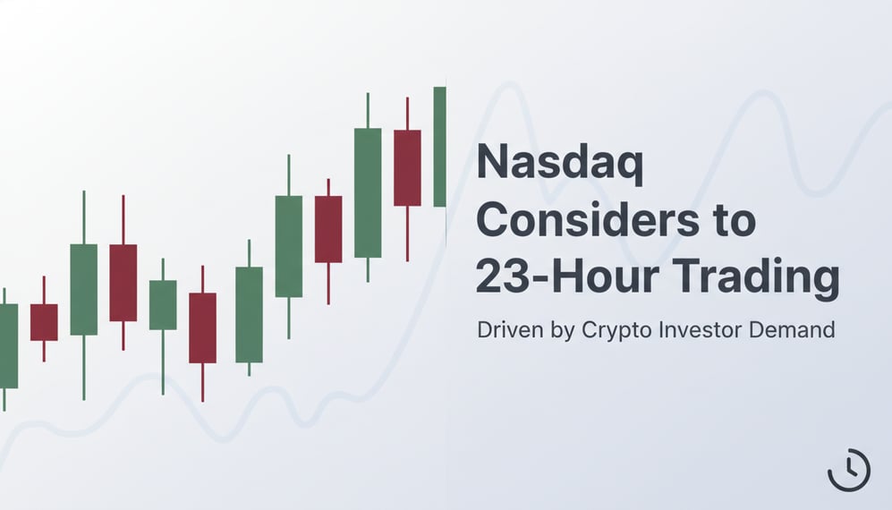 Why Nasdaq Is Considering 23-Hour Trading Amid Crypto Investor Demand