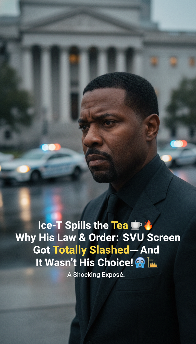 Ice-T Spills the Tea ☕🔥 Why His Law & Order: SVU Screen Time Got Totally Slashed—And It Wasn’t His Choice! 😱📉