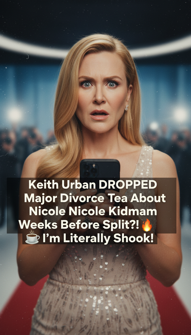 Keith Urban DROPPED Major Divorce Tea About Nicole Kidman Weeks Before Split?! ☕🔥 I’m Literally Shook!