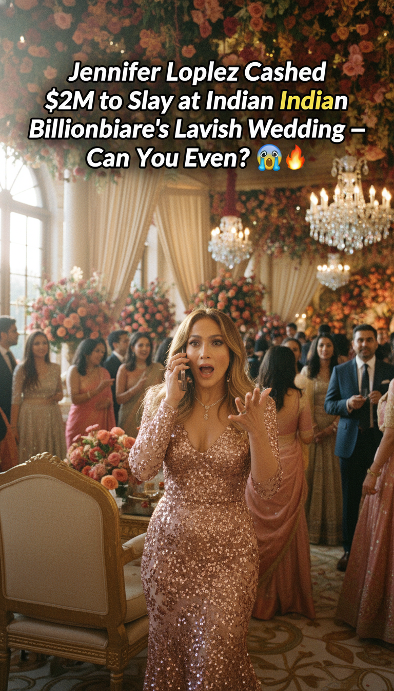 Jennifer Lopez Cashed $2M to Slay at Indian Billionaire’s Lavish Wedding — Can You Even?! 😱💸🔥