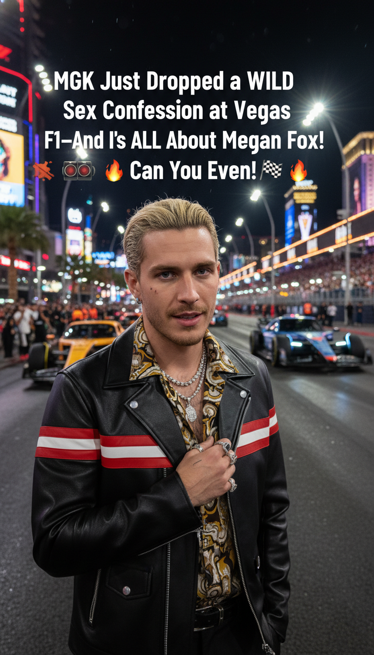 MGK Just Dropped a WILD Sex Confession at Vegas F1—And It’s ALL About Megan Fox! 🔥🚥 Can You Even?!