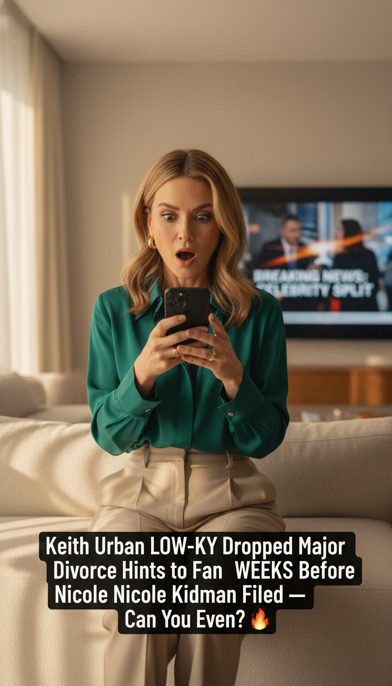 Keith Urban LOW-KEY Dropped Major Divorce Hints to Fan WEEKS Before Nicole Kidman Filed — Can You Even?! ☕🔥