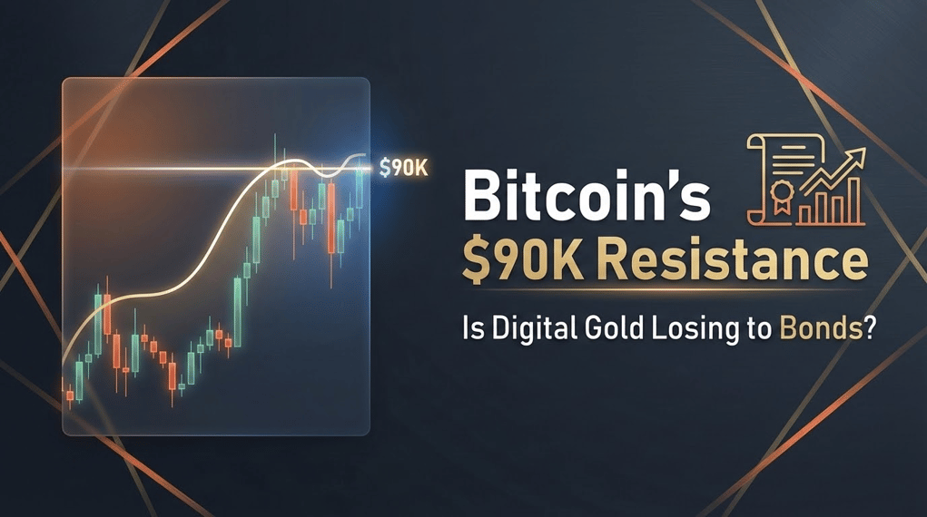 Bitcoin’s $90K Resistance: Is the Digital Gold Narrative Losing to Bonds?