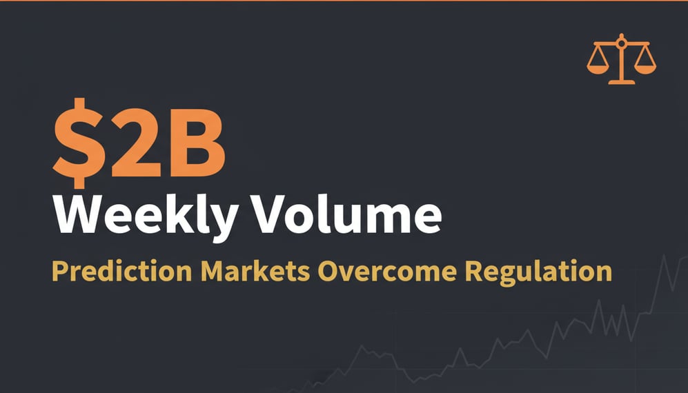 How Prediction Markets Overcame Regulation to Reach $2B Weekly Volume