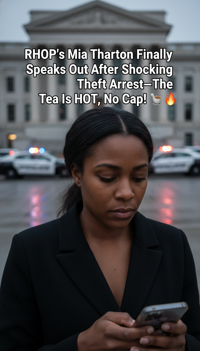 RHOP’s Mia Thornton Finally Speaks Out After Shocking Theft Arrest—The Tea Is HOT, No Cap! ☕🔥