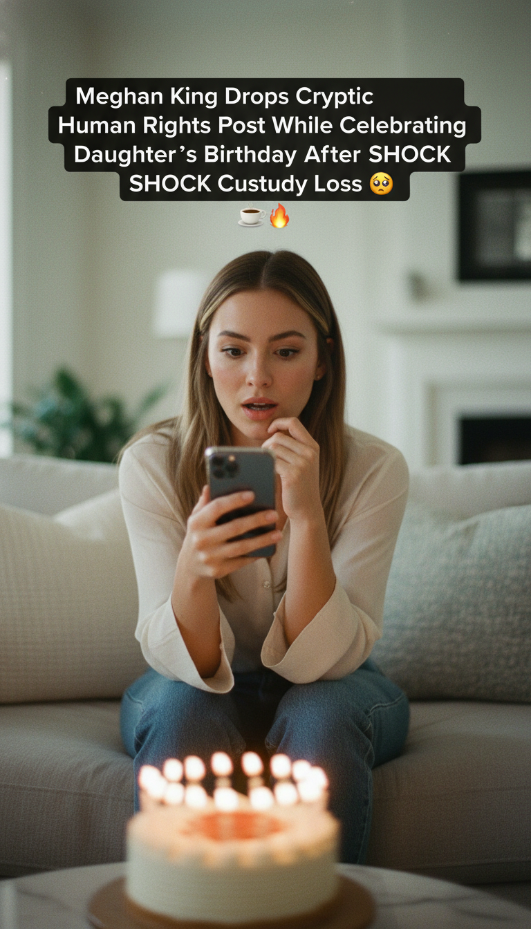 Meghan King Drops Cryptic Human Rights Post While Celebrating Daughter’s Birthday After SHOCK Custody Loss 😳☕🔥