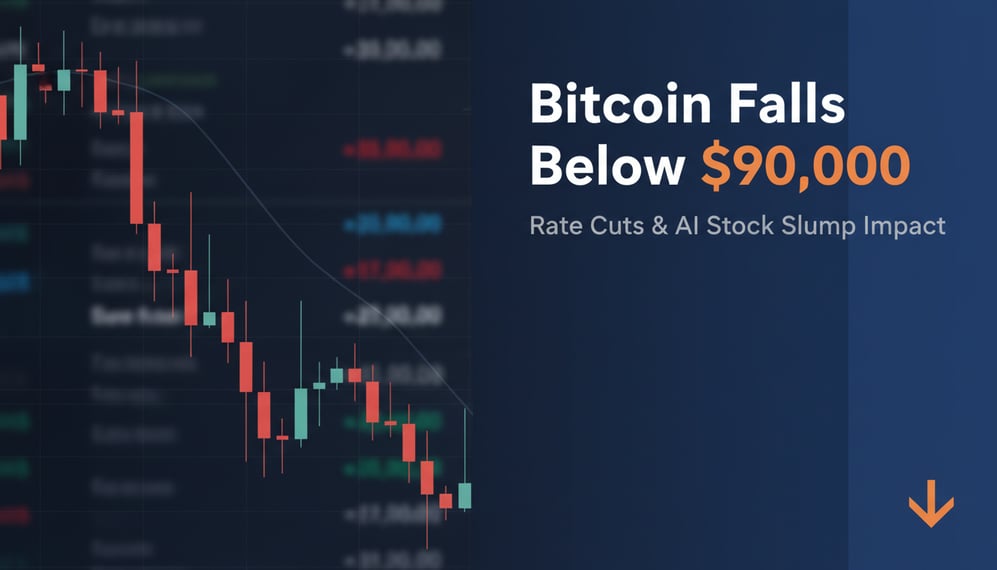 Why Is Bitcoin Falling Below $90,000 Amid Rate Cut Concerns and AI Stock Declines?