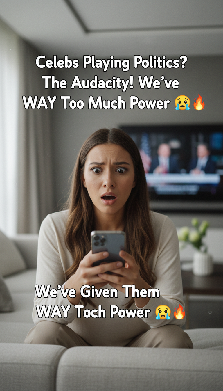 Celebs Playing Politics? The Audacity! We’ve Given Them WAY Too Much Power 😳☕️🔥