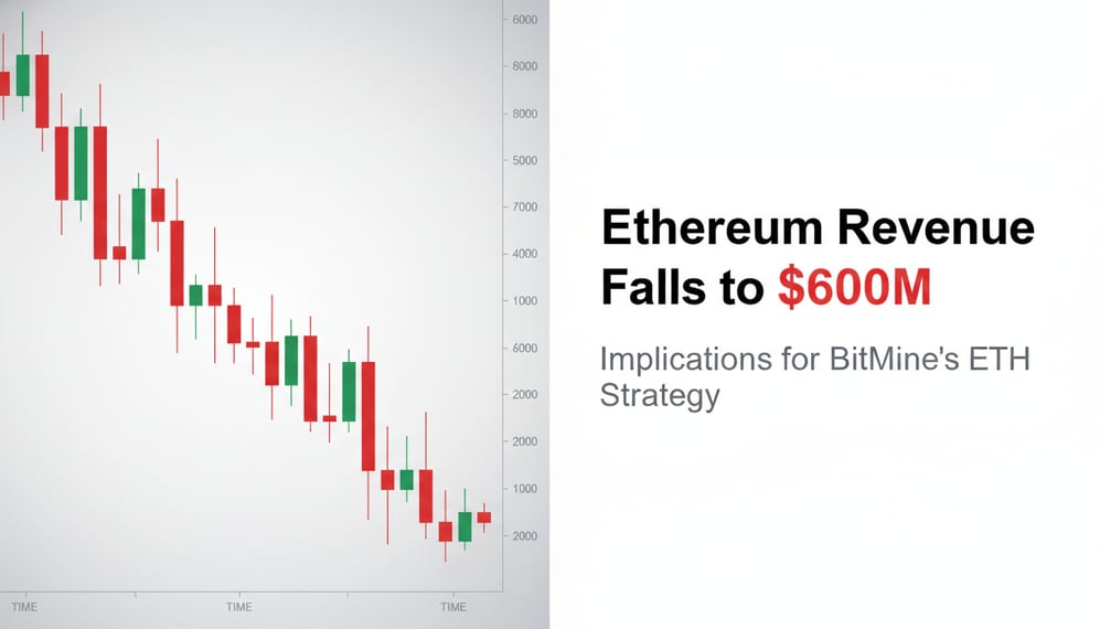 Ethereum Revenue Falls to $600M: What Does This Mean for BitMine’s ETH Strategy?