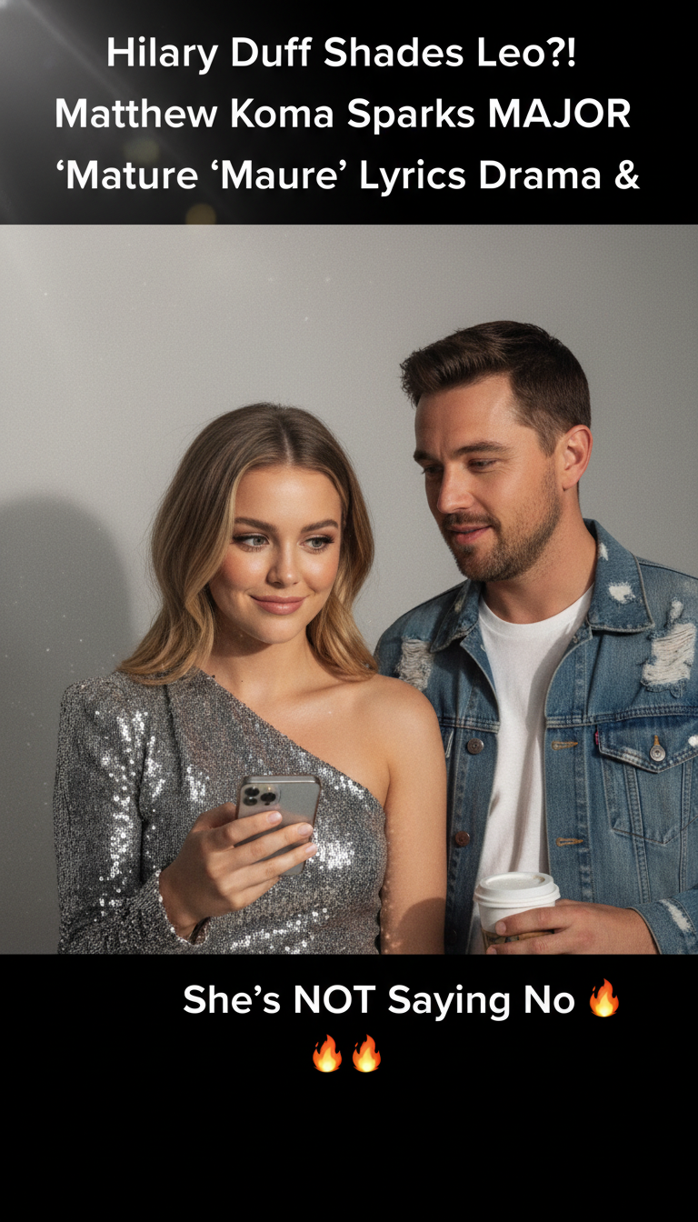 Hilary Duff Shades Leo?! Matthew Koma Sparks MAJOR ‘Mature’ Lyrics Drama & She’s NOT Saying No ☕🔥
