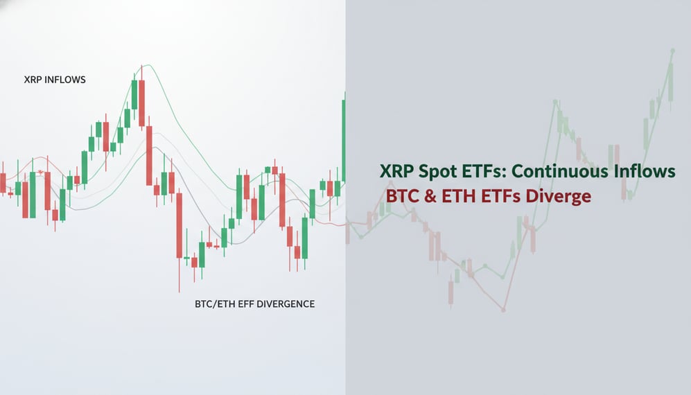 Why Are XRP Spot ETFs Seeing Continuous Inflows While Bitcoin and Ether ETFs Diverge?