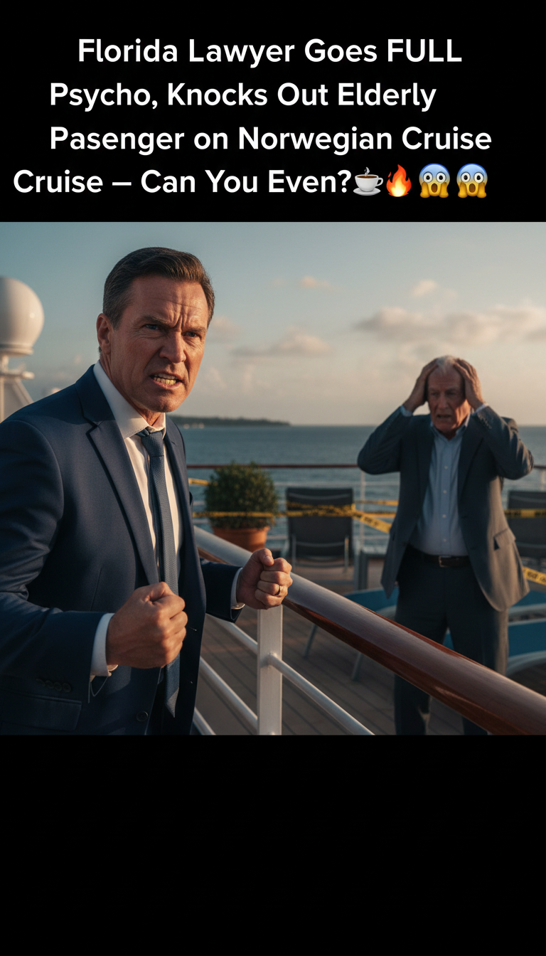 Florida Lawyer Goes FULL Psycho, Knocks Out Elderly Passenger on Norwegian Cruise — Can You Even?! ☕🔥😱