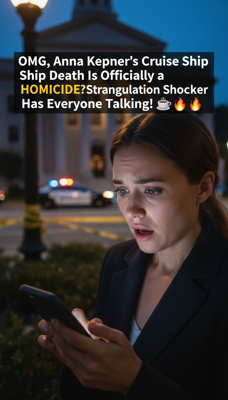 OMG, Anna Kepner’s Cruise Ship Death Is Officially a HOMICIDE?! Strangulation Shocker Has Everyone Talking! ☕🔥