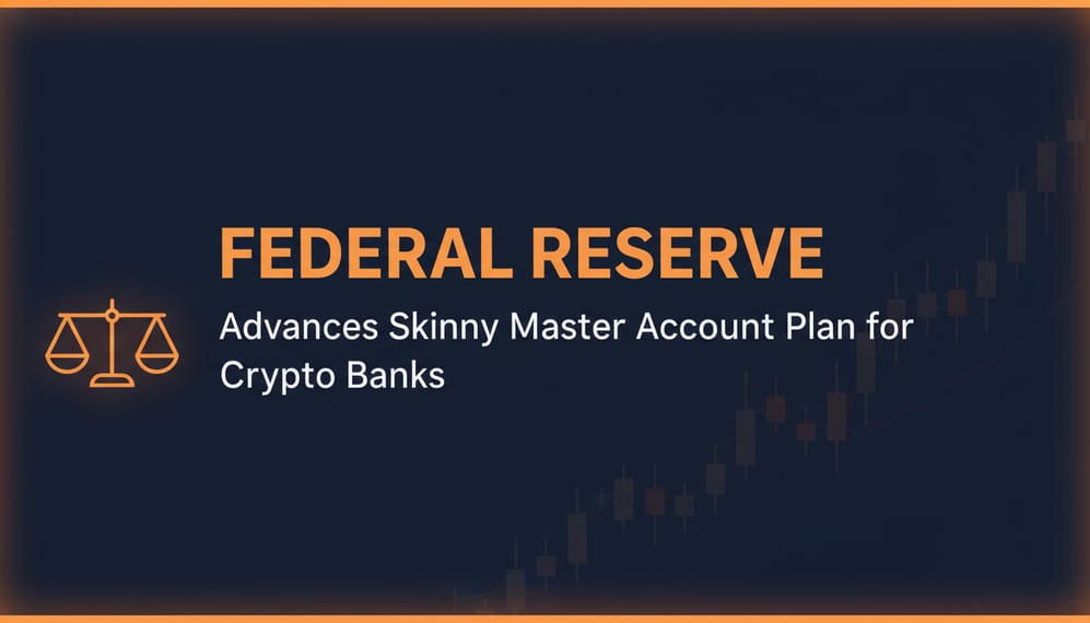 Federal Reserve Advances 'Skinny' Master Account Plan for Crypto Banks