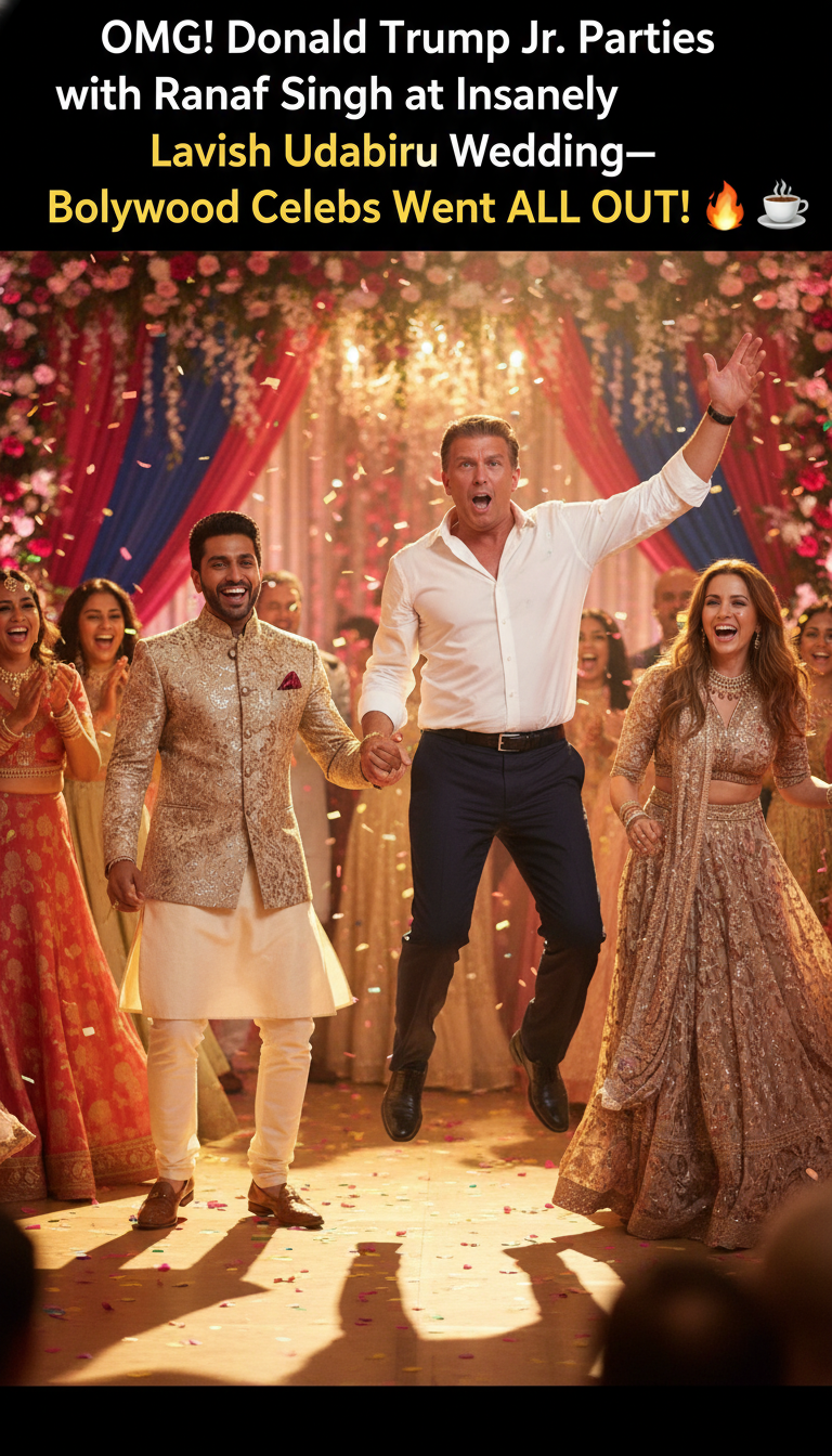 OMG! Donald Trump Jr. Parties with Ranveer Singh at Insanely Lavish Udaipur Wedding—Bollywood Celebs Went ALL OUT! ☕🔥