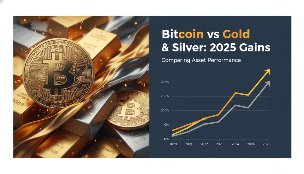 How Bitcoin’s 2025 Performance Compares to Gold and Silver Gains