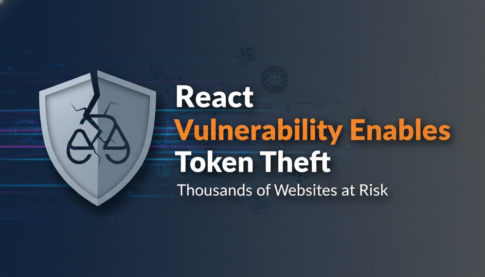 How a React Vulnerability Is Allowing Token Theft on Thousands of Websites