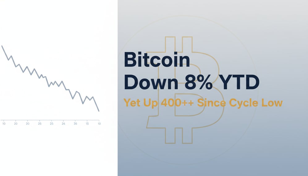 Why Bitcoin Is Down This Year but Still Up Over 400% Since Cycle Low