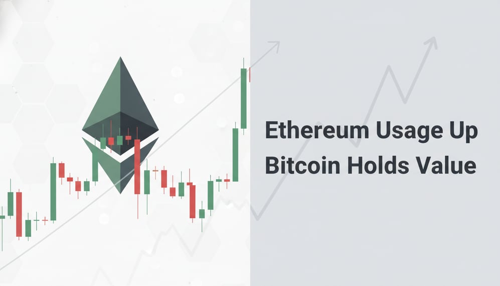 How Ethereum’s Growing Usage and Bitcoin’s Value Hold Impact Prices
