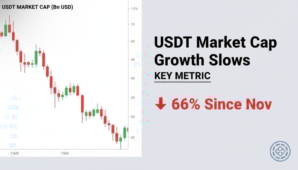 Why Is USDT Market Cap Growth Slowing and What It Means for Crypto Liquidity