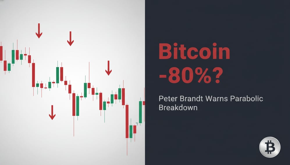 Peter Brandt Warns Bitcoin Could See 80% Drop After Parabolic Breakdown