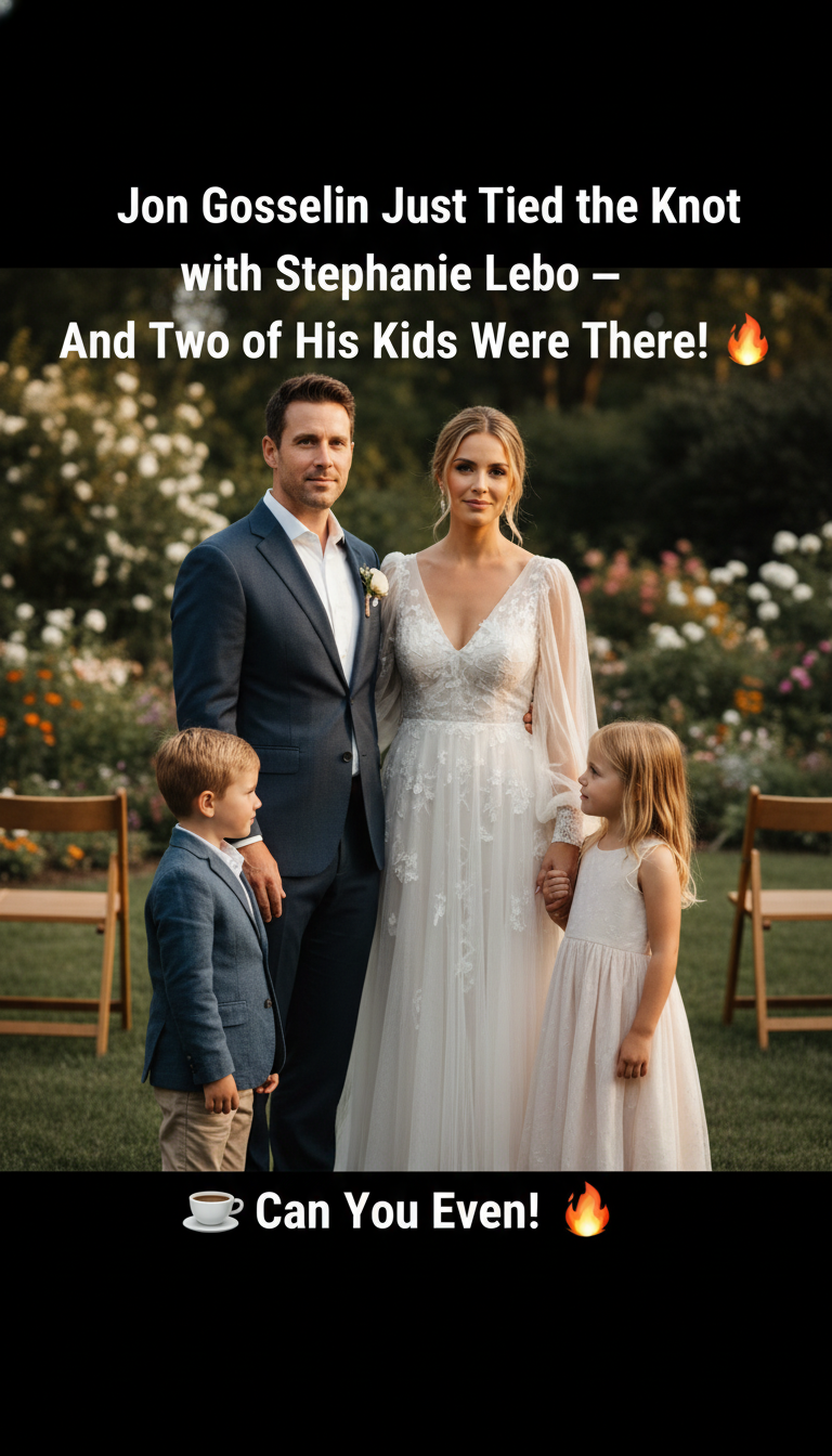 Jon Gosselin Just Tied the Knot with Stephanie Lebo — And Two of His Kids Were There! ☕🔥 Can You Even?!