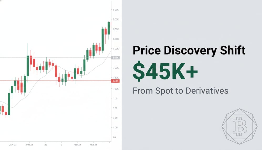 How Bitcoin Price Discovery Has Shifted from Spot to Derivatives Markets