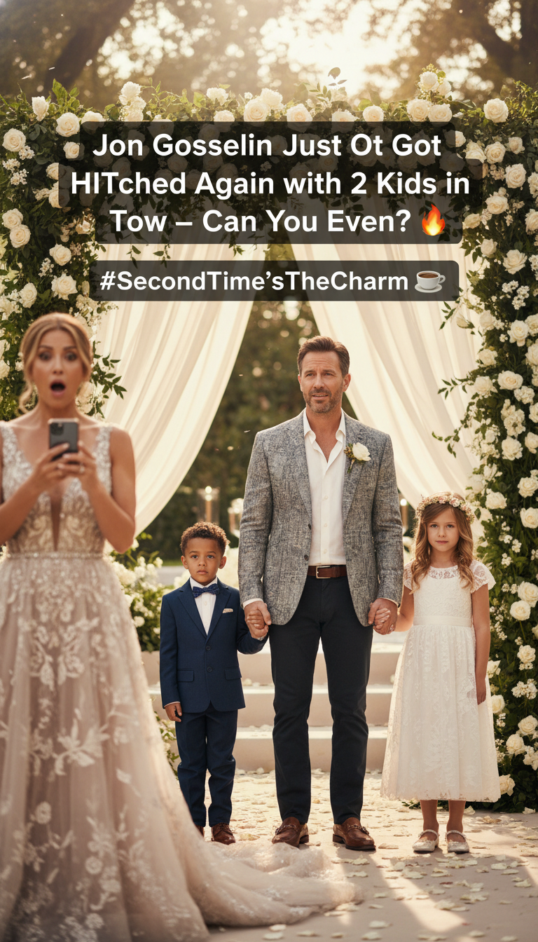 Jon Gosselin Just Got HITched Again with 2 Kids in Tow — Can You Even?! ☕🔥 #SecondTime’sTheCharm