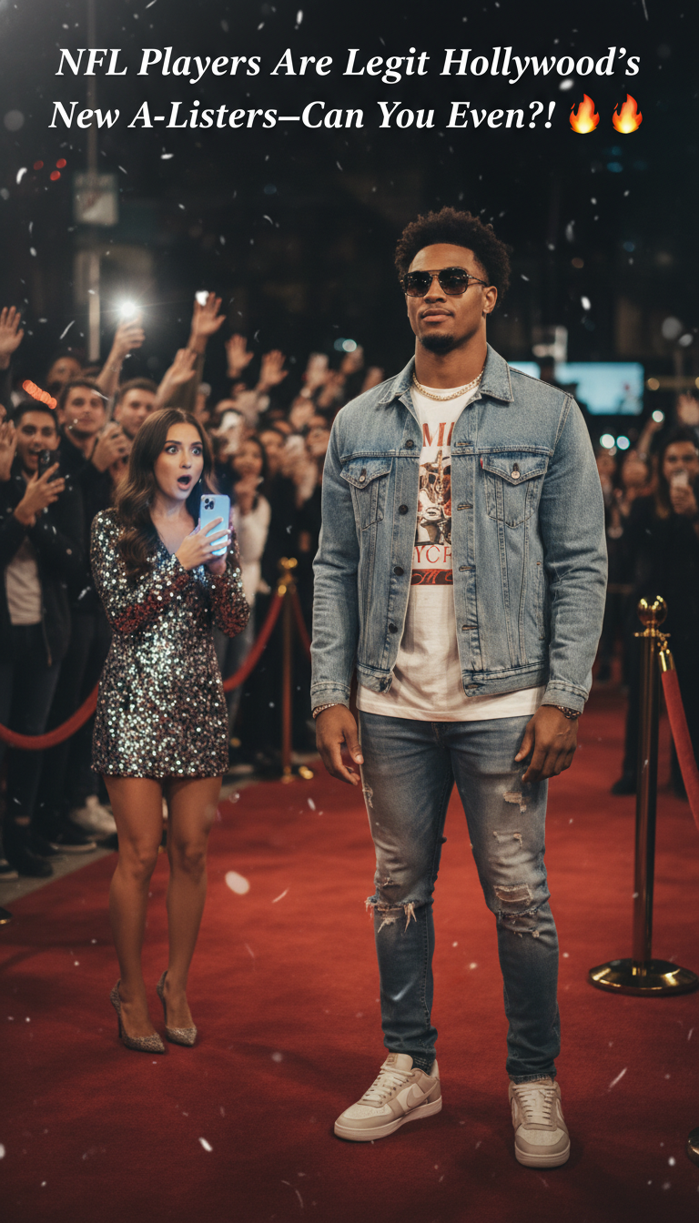 NFL Players Are Legit Hollywood’s New A-Listers—Can You Even?! 🔥🏈✨