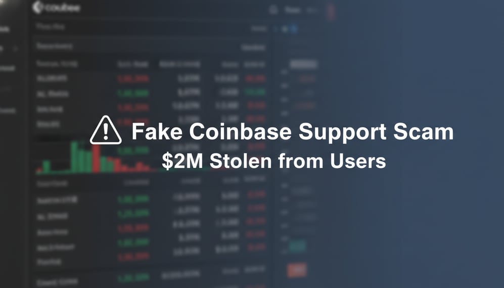 Investigation Reveals Fake Coinbase Support Scam Stole $2M from Users