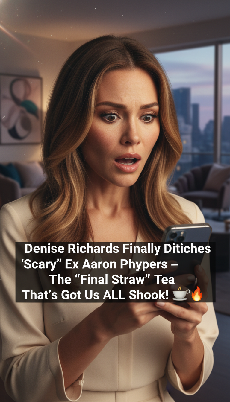 Denise Richards Finally Ditches ‘Scary’ Ex Aaron Phypers — The ‘Final Straw’ Tea That’s Got Us ALL Shook! ☕🔥