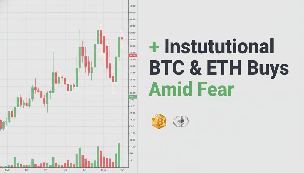Why Institutions Are Increasing Bitcoin and Ethereum Buys Amid Extreme Fear