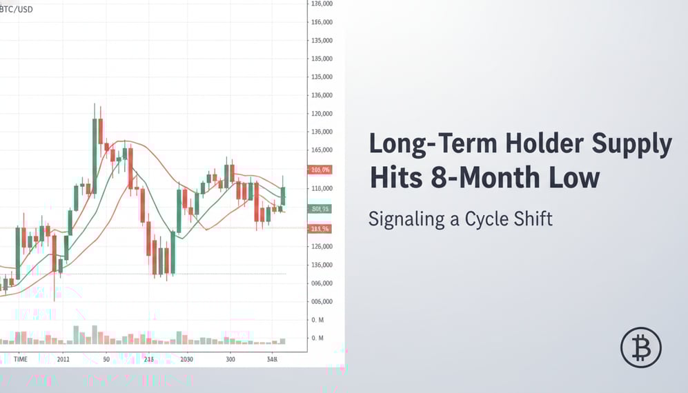 Why Bitcoin Long-Term Holder Supply Hitting 8-Month Low Signals a Cycle Shift