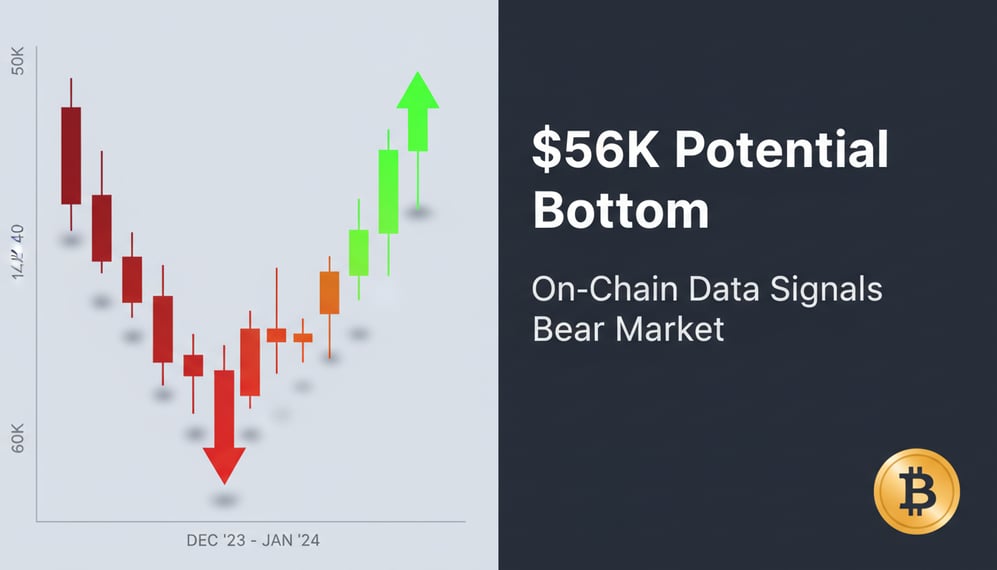 On-Chain Data Indicates Bitcoin Bear Market with Potential $56K Bottom
